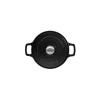 CHASSEUR Cocotte En Fonte|Cocotte à Riz en Fonte 16 cm Noir Mat