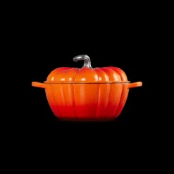 LE CREUSET Cocotte En Fonte|Cocotte en Fonte Citrouille 24 cm Volcanique