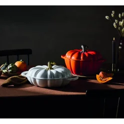 LE CREUSET Cocotte En Fonte|Cocotte en Fonte Citrouille 24 cm Volcanique