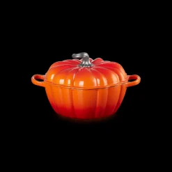 LE CREUSET Cocotte En Fonte|Cocotte en Fonte Citrouille 24 cm Volcanique