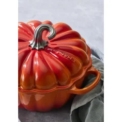 LE CREUSET Cocotte En Fonte|Cocotte en Fonte Citrouille 24 cm Volcanique