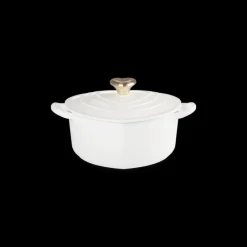 LE CREUSET Cocotte En Fonte|Cocotte en Fonte Cœur 20 cm Blanc