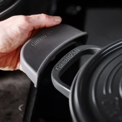 GREENPAN Cocotte En Fonte|Cocotte en Fonte d'Aluminium Ø26 cm 5.3L CELESTE