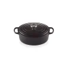 LE CREUSET Cocotte En Fonte|Cocotte en fonte Ovale 29 cm Noir mat Signature