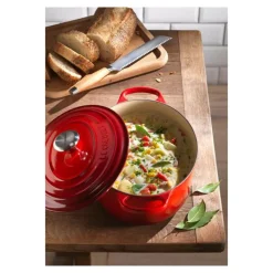 LE CREUSET Cocotte En Fonte|Cocotte en Fonte Ovale 35 cm Cerise Signature