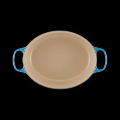 LE CREUSET Cocotte En Fonte|Cocotte en Fonte Ovale 33 cm Azur Signature