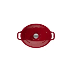 CHASSEUR Cocotte En Fonte|Cocotte en Fonte Ovale 33 cm Rouge