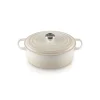 LE CREUSET Cocotte En Fonte|Cocotte en fonte Ovale 31 cm Meringue Signature