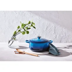 LE CREUSET Cocotte En Fonte|Cocotte en fonte Ovale 31 cm Azur Signature