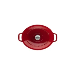 CHASSEUR Cocotte En Fonte|Cocotte en Fonte Ovale 35 cm Rubis