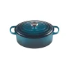 LE CREUSET Cocotte En Fonte|Cocotte en fonte Ovale 31 cm Deep Teal Signature