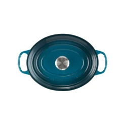 LE CREUSET Cocotte En Fonte|Cocotte en fonte Ovale 31 cm Deep Teal Signature