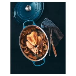 LE CREUSET Cocotte En Fonte|Cocotte en fonte Ovale 31 cm Deep Teal Signature