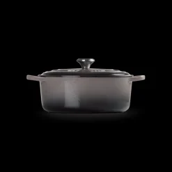 LE CREUSET Cocotte En Fonte|Cocotte en fonte Ovale 29 cm Flint Signature