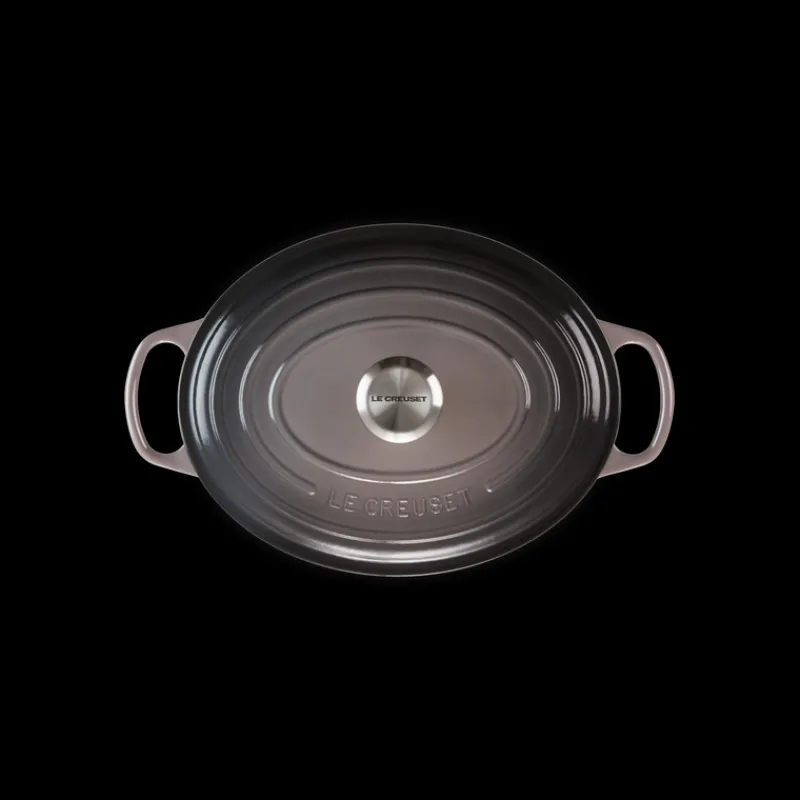 LE CREUSET Cocotte En Fonte|Cocotte en fonte Ovale 29 cm Flint Signature