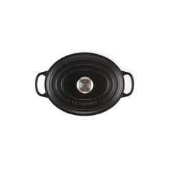 LE CREUSET Cocotte En Fonte|Cocotte en Fonte Ovale 31 cm Noir mat Signature