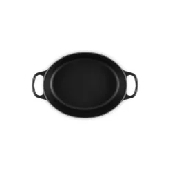 LE CREUSET Cocotte En Fonte|Cocotte en Fonte Ovale 31 cm Noir mat Signature