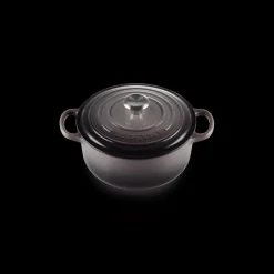 LE CREUSET Cocotte En Fonte|Cocotte en Fonte Ronde 20 cm Flint Signature