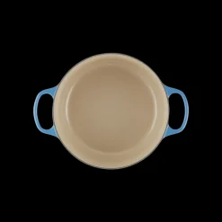 LE CREUSET Cocotte En Fonte|Cocotte en Fonte Ronde 26 cm Azur Signature
