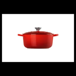 LE CREUSET Cocotte En Fonte|Cocotte en Fonte Ronde 20 cm Cerise Signature