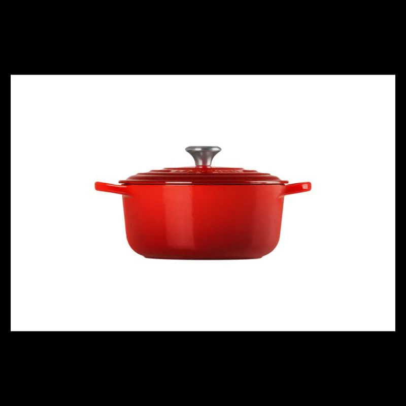 LE CREUSET Cocotte En Fonte|Cocotte en Fonte Ronde 20 cm Cerise Signature