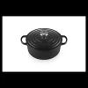 LE CREUSET Cocotte En Fonte|Cocotte en fonte Ronde 20 cm Noir mat Signature