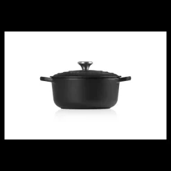 LE CREUSET Cocotte En Fonte|Cocotte en fonte Ronde 20 cm Noir mat Signature