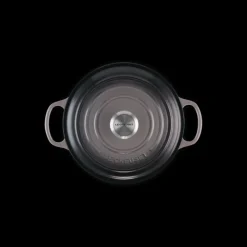 LE CREUSET Cocotte En Fonte|Cocotte en fonte Ronde 24 cm Flint Signature