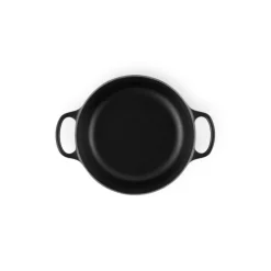 LE CREUSET Cocotte En Fonte|Cocotte en fonte Ronde 24 cm Noir mat Signature