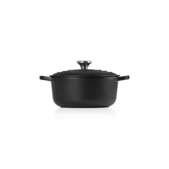 LE CREUSET Cocotte En Fonte|Cocotte en Fonte Ronde 18 cm Noir mat Signature