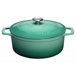 CHASSEUR Cocotte En Fonte|Cocotte en Fonte Ronde 24 cm Quartz