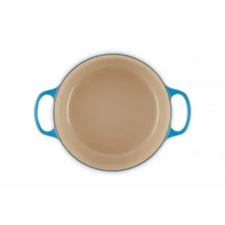 LE CREUSET Cocotte En Fonte|Cocotte en fonte Ronde 24 cm Azur Signature