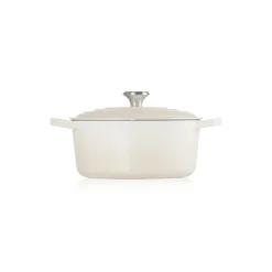 LE CREUSET Cocotte En Fonte|Cocotte en fonte Ronde 24 cm Meringue Signature