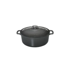 CHASSEUR Cocotte En Fonte|Cocotte en Fonte Ronde 28 cm Caviar
