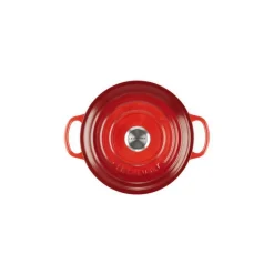 LE CREUSET Cocotte En Fonte|Cocotte en Fonte Ronde 24 cm Cerise Signature