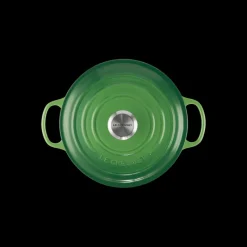 LE CREUSET Cocotte En Fonte|Cocotte en Fonte Ronde 24 cm Bamboo Signature