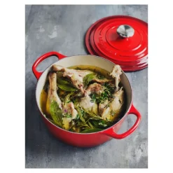 LE CREUSET Cocotte En Fonte|Cocotte en Fonte Ronde 28 cm Cerise Signature