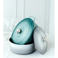 CHASSEUR Cocotte En Fonte|Cocotte en Fonte Ronde 28 cm Quartz