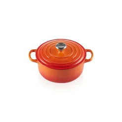 LE CREUSET Cocotte En Fonte|Cocotte en fonte Ronde 28 cm Volcanique Signature