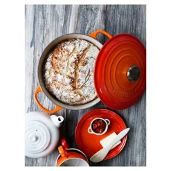 LE CREUSET Cocotte En Fonte|Cocotte en fonte Ronde 28 cm Volcanique Signature