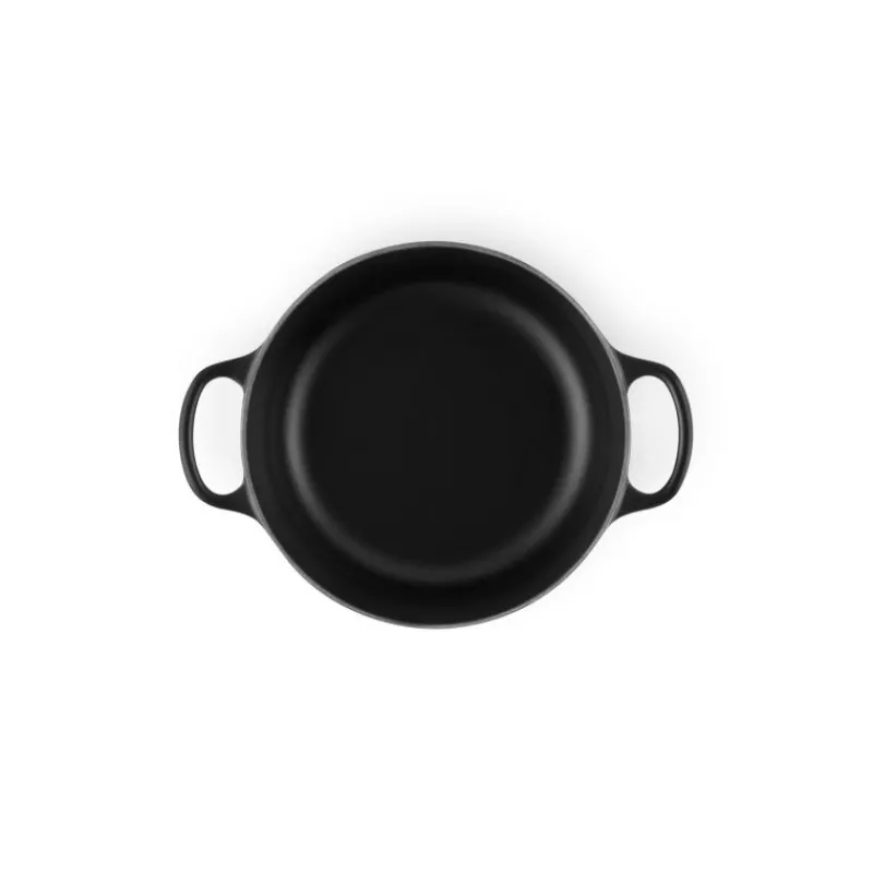 LE CREUSET Cocotte En Fonte|Cocotte en Fonte Ronde 22 cm Noir mat Signature