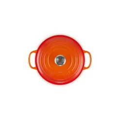 LE CREUSET Cocotte En Fonte|Cocotte en Fonte Ronde 22 cm Volcanique Signature
