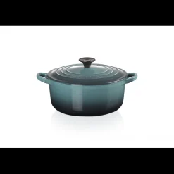 LE CREUSET Cocotte En Fonte|Cocotte en Fonte Ronde Tradition 20 cm Océan