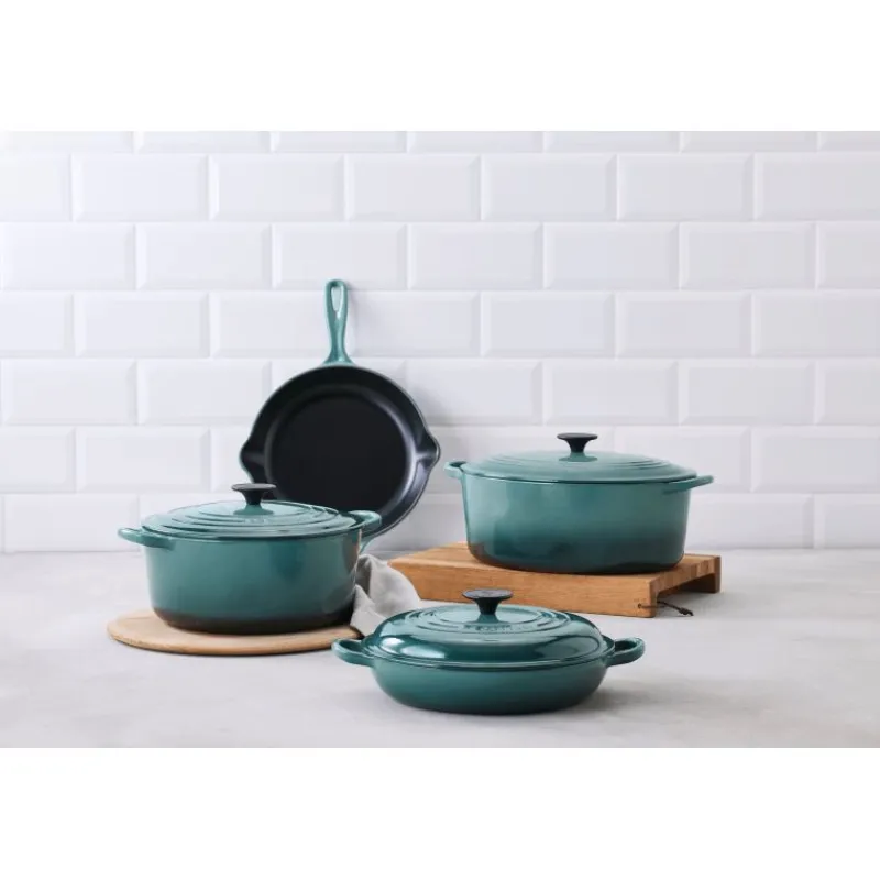 LE CREUSET Cocotte En Fonte|Cocotte en Fonte Ronde Tradition 20 cm Océan