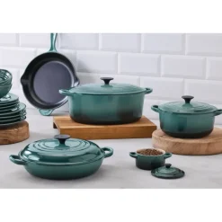 LE CREUSET Cocotte En Fonte|Cocotte en Fonte Ronde Tradition 20 cm Océan