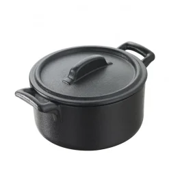 REVOL Plat De Cuisson|Cocotte Ronde Noire 20cl Belle Cuisine
