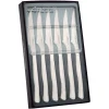 ARCOS Couverts|Coffret 6 Couteaux à Steak 11 cm Lame Crantée Acier Inoxydable