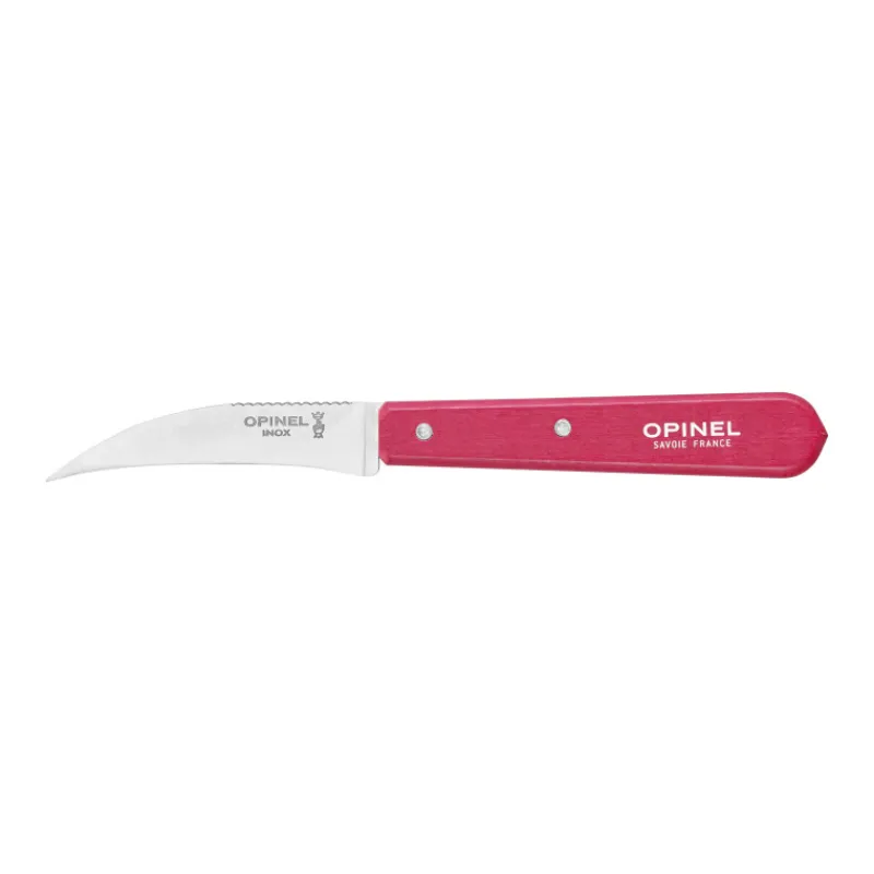 OPINEL Couteau D'office|Eplucheurs, Dénoyauteur|Coffret 3 Couteaux de Cuisine et un Eplucheur Pop 80 Les Essentiels