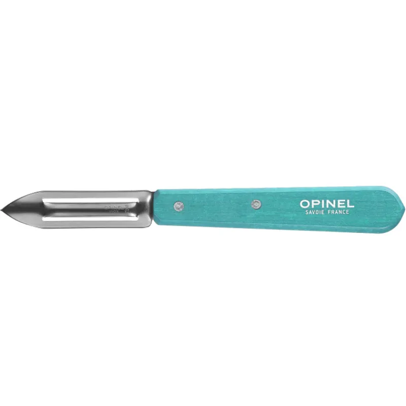 OPINEL Couteau D'office|Eplucheurs, Dénoyauteur|Coffret 3 Couteaux de Cuisine et un Eplucheur Pop 80 Les Essentiels