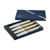 OPINEL Couverts|Coffret 4 Couteaux de Table Olivier Facette